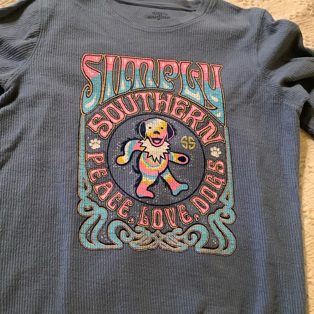 Simply Southern textured shirt size large